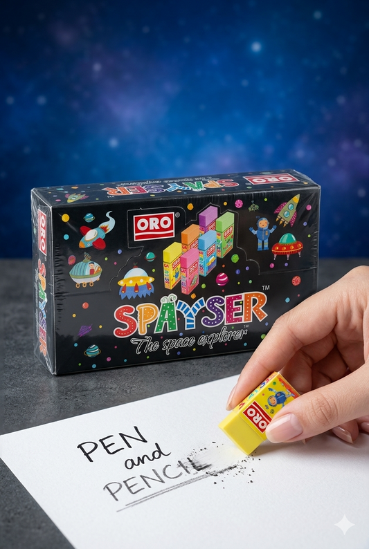 ORO Spayser The Space Explorer Eraser - Pack of 48 Pieces