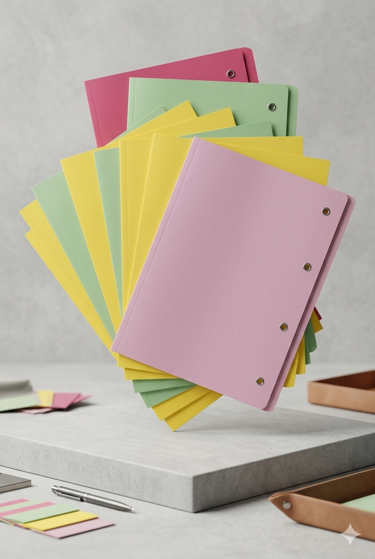 Manilla Folders - Multicolor (Pack of 10)
