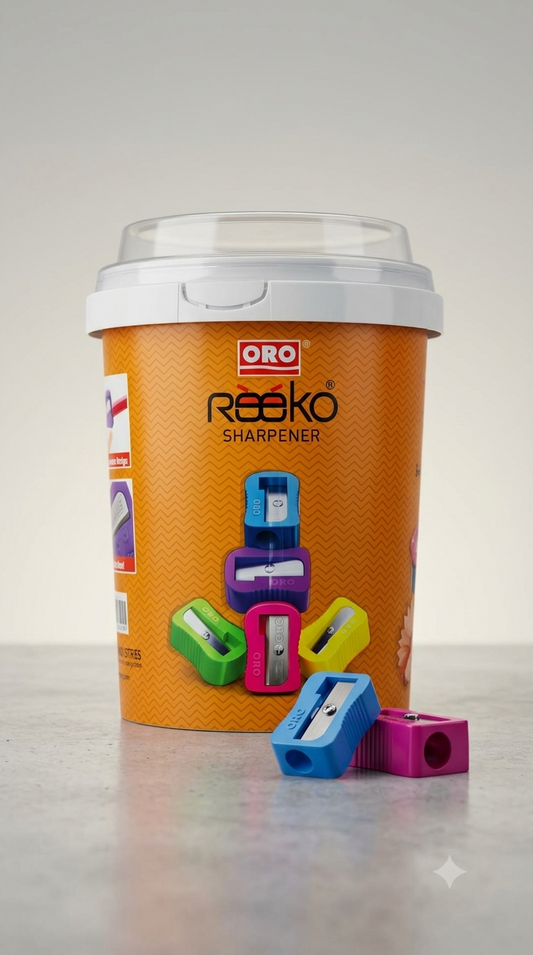 ORO Reeko Sharpener - Colorful Pack 50