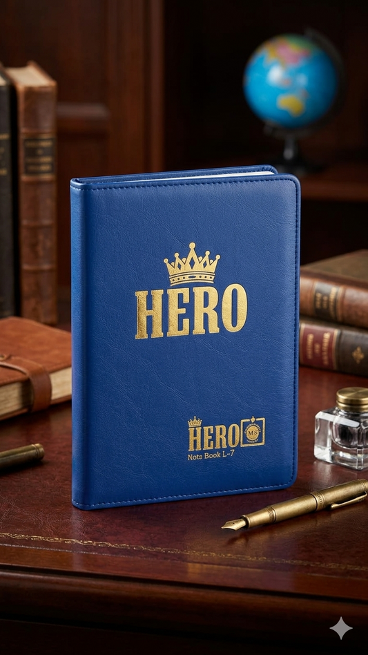 Premium Royal Blue Executive Hardcover Journal - HERO L-7 Large size