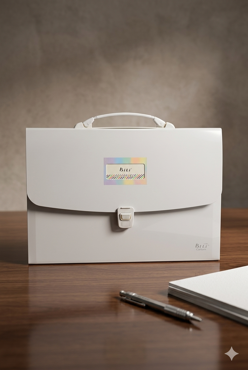 Expanding File Bag - Grey (Document Carry Case)