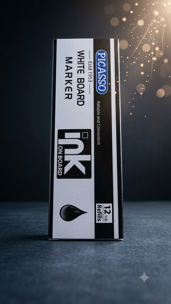 Picasso Whiteboard Marker Ink Refill by Shahsons – Pack of 12