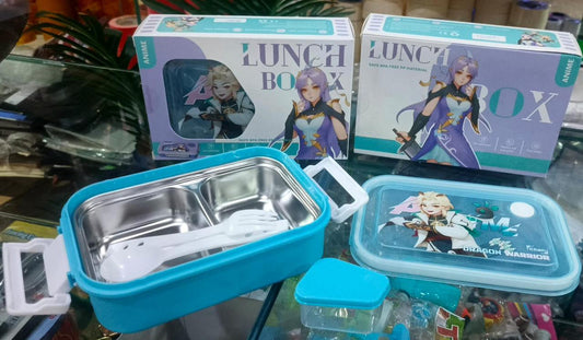 Anime Theme Stainless Steel Lunch Box