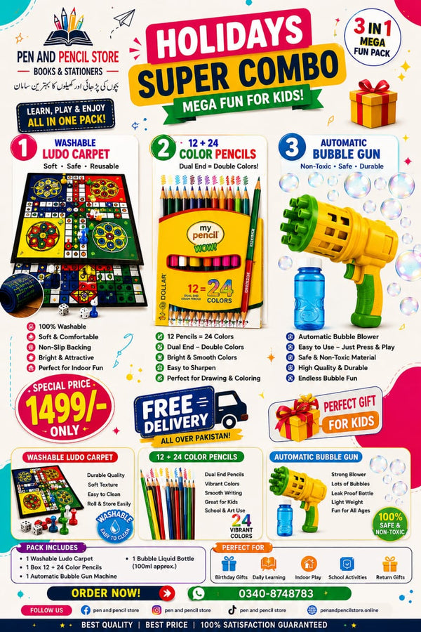 🎉 Holiday Super Combo – 3-in-1 Mega Fun Pack for Kids