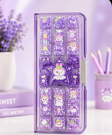 Dreamy Bunny Bead Geometry Box - Purple Edition