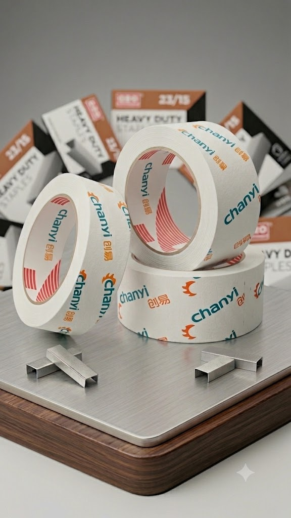 Chanyi White Masking Tape Rolls