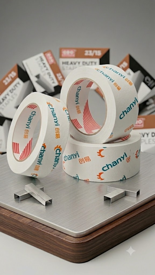 Chanyi White Masking Tape Rolls