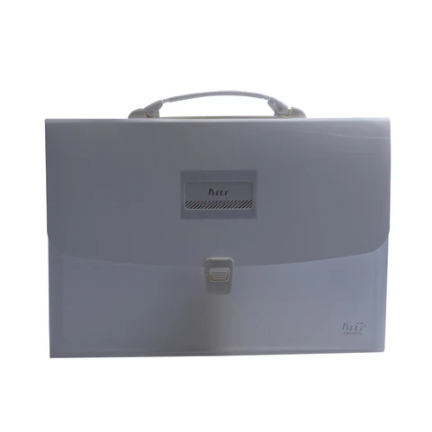 Expanding File Bag - Grey (Document Carry Case)