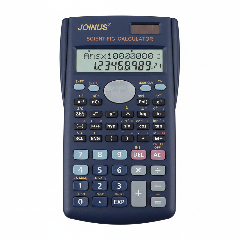 Joinus JS-82MS-5 Scientific Calculator studio photo