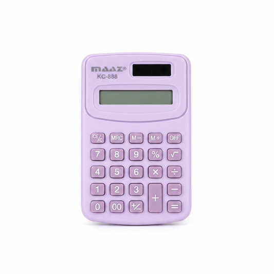 Maaz KC-888 Mini Calculator purple studio photo